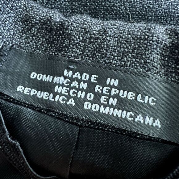 Fenzia Gray 100% Italian Worsted Wool Euromoda 3 Button Blazer Sport Coat - 44S - Picture 10 of 10